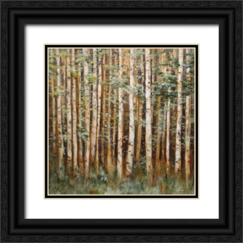 Aspen Beauty I Black Ornate Wood Framed Art Print with Double Matting by Lee, Scott