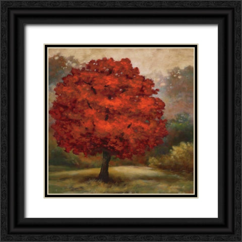 Tree Cast I Black Ornate Wood Framed Art Print with Double Matting by Lee, Scott