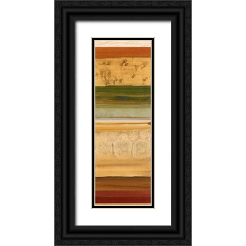 Elemental II Black Ornate Wood Framed Art Print with Double Matting by Rodriguez, S.