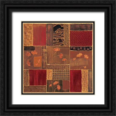 Mineral II Black Ornate Wood Framed Art Print with Double Matting by Jeffrey, Jillian