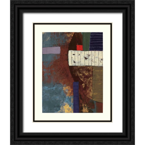 Medford Manor II Black Ornate Wood Framed Art Print with Double Matting by Kime, John