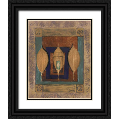 Earths Surface II Black Ornate Wood Framed Art Print with Double Matting by Kime, John