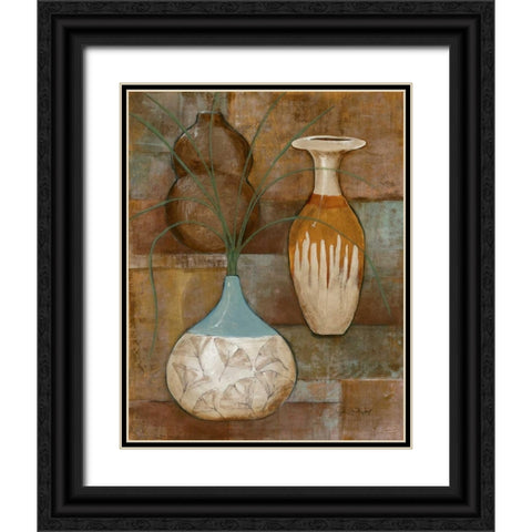 Persian Pot I Black Ornate Wood Framed Art Print with Double Matting by Kime, John