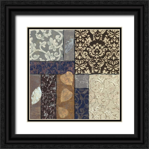 Earth Scramble I Black Ornate Wood Framed Art Print with Double Matting by Kime, John