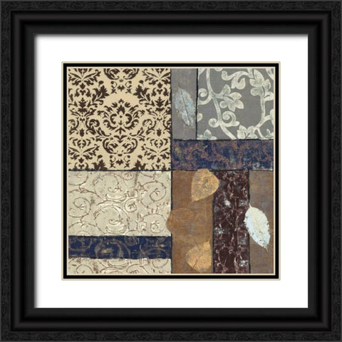 Earth Scramble II Black Ornate Wood Framed Art Print with Double Matting by Kime, John