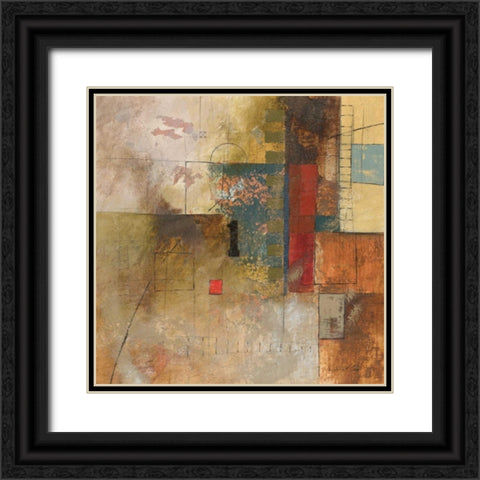 Number I Black Ornate Wood Framed Art Print with Double Matting by Kime, John