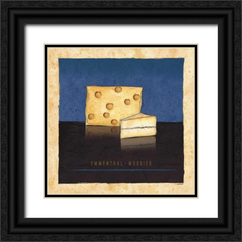 Cheeses IV Black Ornate Wood Framed Art Print with Double Matting by Laliberte, Andrea