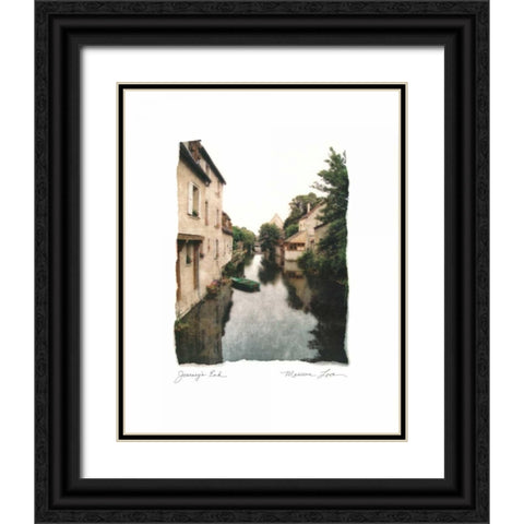 Journeys End Black Ornate Wood Framed Art Print with Double Matting by Love, Maureen