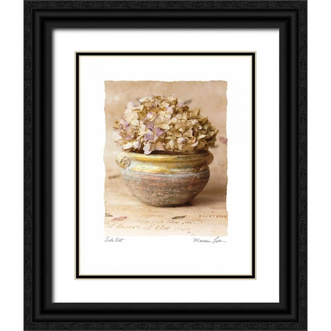 Solo Act Black Ornate Wood Framed Art Print with Double Matting by Love, Maureen
