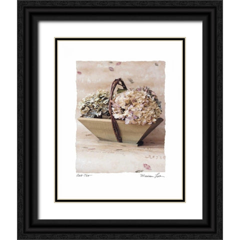 Act Two Black Ornate Wood Framed Art Print with Double Matting by Love, Maureen