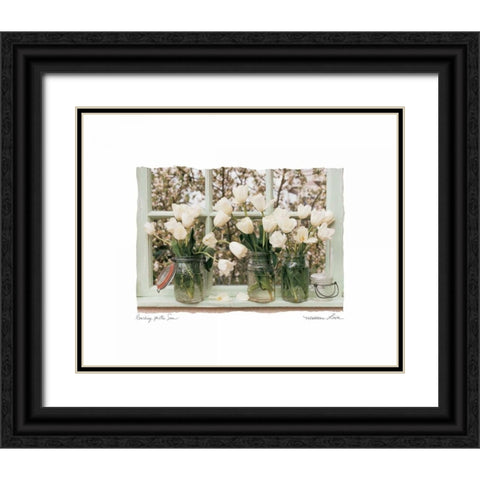 Reaching for the Sun Black Ornate Wood Framed Art Print with Double Matting by Love, Maureen
