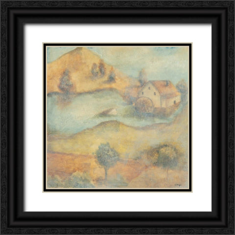 Herb de Provence I Black Ornate Wood Framed Art Print with Double Matting by Linza, Loretta