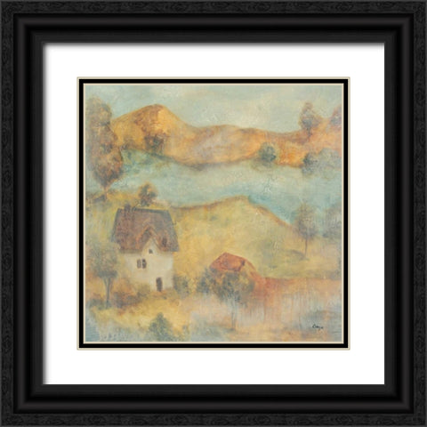 Herb de Provence II Black Ornate Wood Framed Art Print with Double Matting by Linza, Loretta