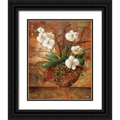 Copper Vessel II Black Ornate Wood Framed Art Print with Double Matting by Linza, Loretta