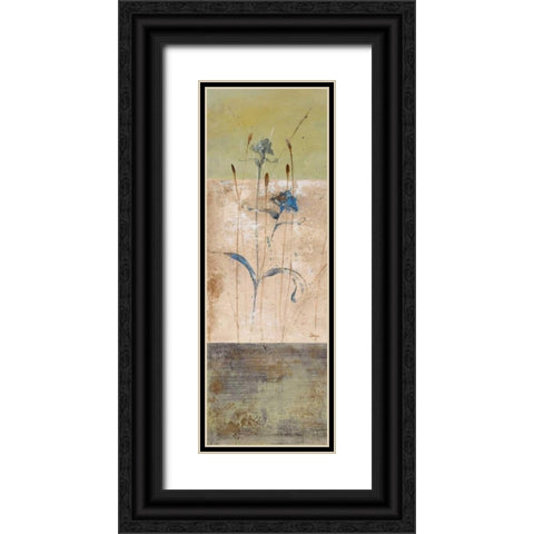 Kimono I Black Ornate Wood Framed Art Print with Double Matting by Linza, Loretta
