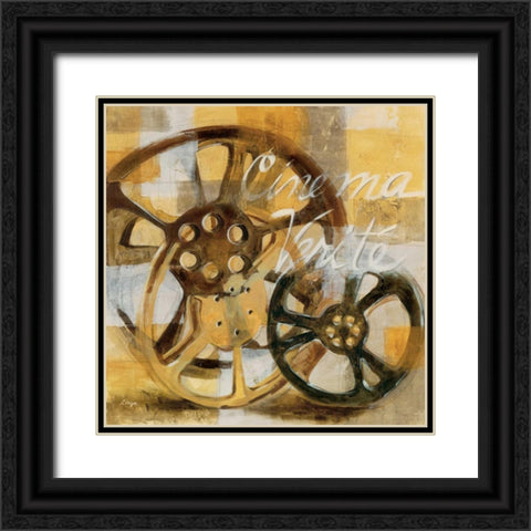 Film Festival I Black Ornate Wood Framed Art Print with Double Matting by Linza, Loretta