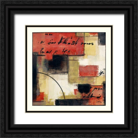 Royal Phase I Black Ornate Wood Framed Art Print with Double Matting by Marque, Lucia
