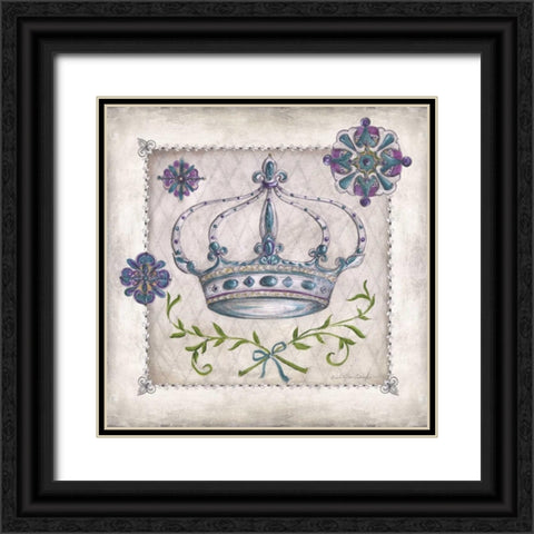 Royal Crown IV Black Ornate Wood Framed Art Print with Double Matting by McRostie, Kate