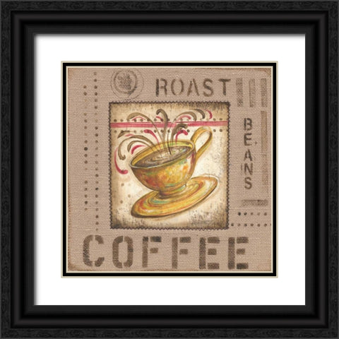 Cafe Valencia I Black Ornate Wood Framed Art Print with Double Matting by McRostie, Kate
