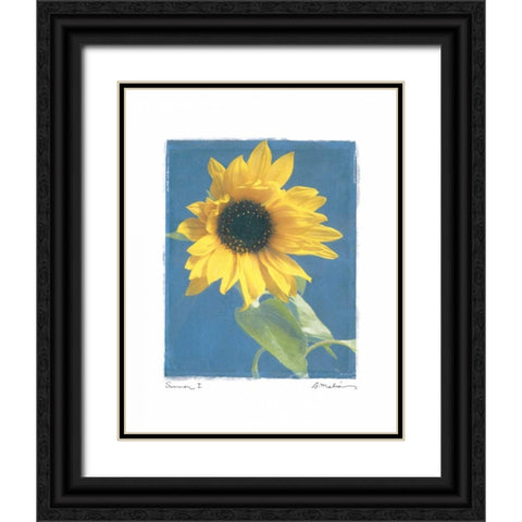 Summer I Black Ornate Wood Framed Art Print with Double Matting by Melious, Amy