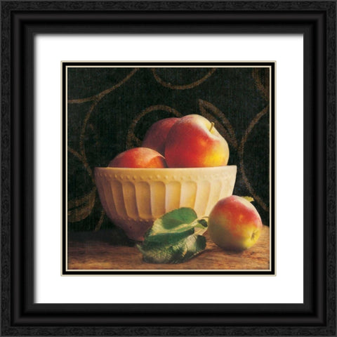 Frutta del Pranzo I Black Ornate Wood Framed Art Print with Double Matting by Melious, Amy