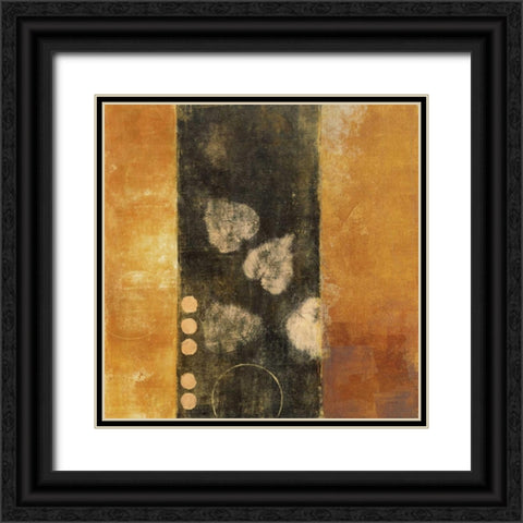 Interconnection I Black Ornate Wood Framed Art Print with Double Matting by Martin, Cheryl