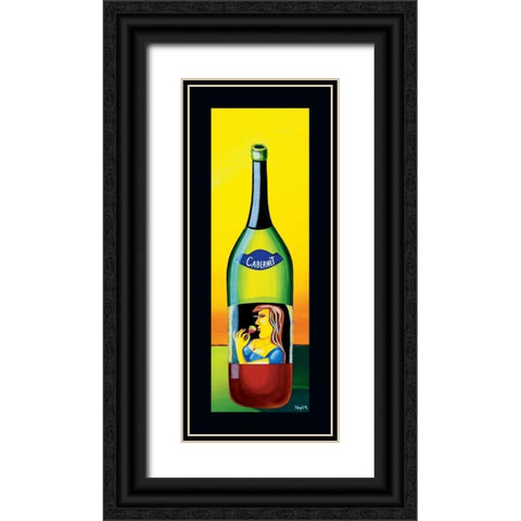 Cabernet Black Ornate Wood Framed Art Print with Double Matting by Naylor, Mary