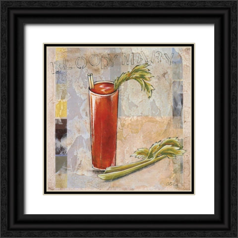 Bloody Mary Black Ornate Wood Framed Art Print with Double Matting by Osborne, Susan
