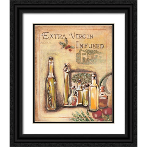 Olive Oil I Black Ornate Wood Framed Art Print with Double Matting by Osborne, Susan