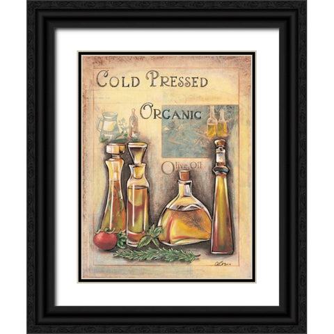 Olive Oil II Black Ornate Wood Framed Art Print with Double Matting by Osborne, Susan