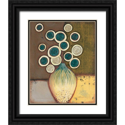 Timeless II Black Ornate Wood Framed Art Print with Double Matting by Osborne, Susan