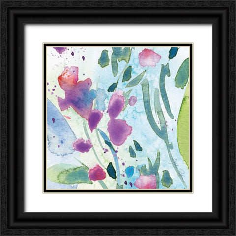 Wildflower Dance II Black Ornate Wood Framed Art Print with Double Matting by Paton, Julie