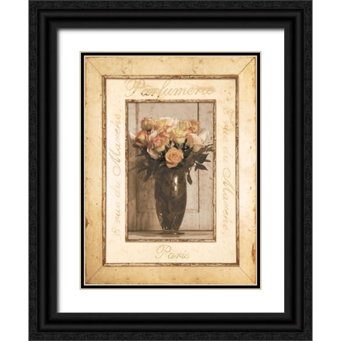 Nostalgia I Black Ornate Wood Framed Art Print with Double Matting by Pela Design