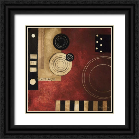 Radius II Black Ornate Wood Framed Art Print with Double Matting by Poloson, Kimberly