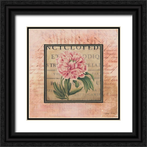Blooming Paris II Black Ornate Wood Framed Art Print with Double Matting by Poloson, Kimberly