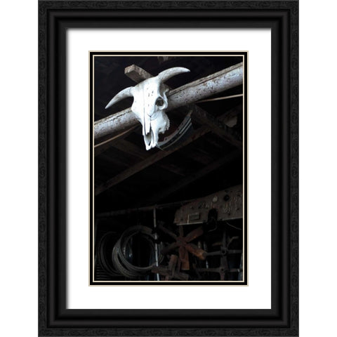 The Ranch Black Ornate Wood Framed Art Print with Double Matting by Berzel, Erin