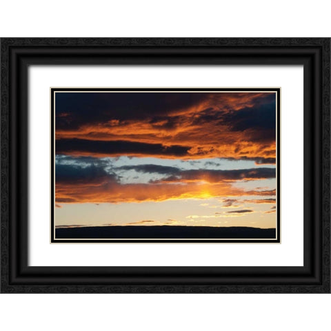 Washington Gorge II Black Ornate Wood Framed Art Print with Double Matting by Berzel, Erin