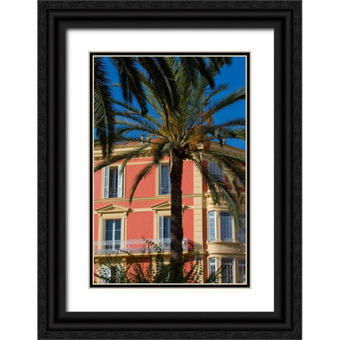 French Riviera II Black Ornate Wood Framed Art Print with Double Matting by Crane, Rita