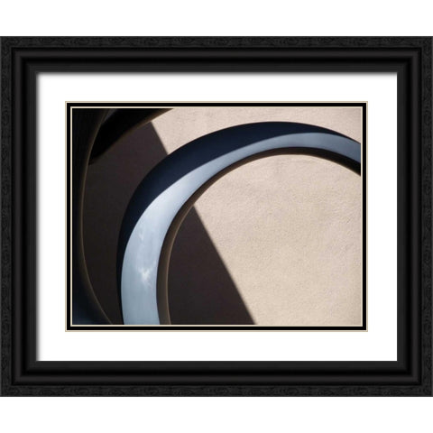 Architectural Abstract I Black Ornate Wood Framed Art Print with Double Matting by Christensen, Jim
