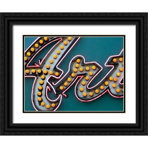 Art Black Ornate Wood Framed Art Print with Double Matting by Christensen, Jim