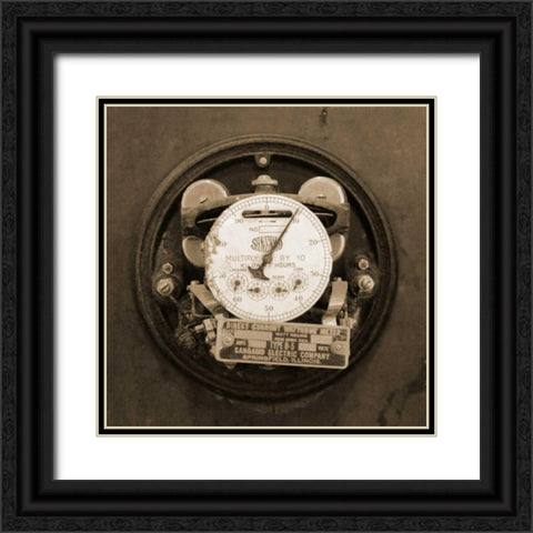 Gauge III Black Ornate Wood Framed Art Print with Double Matting by Christensen, Jim