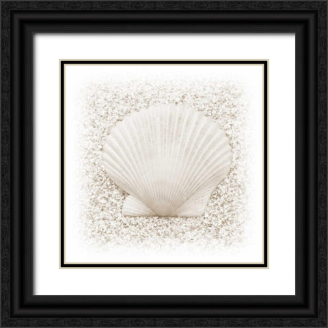 In the Sand II Black Ornate Wood Framed Art Print with Double Matting by Christensen, Jim