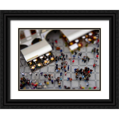 Toy Illusions II Black Ornate Wood Framed Art Print with Double Matting by Christensen, Jim