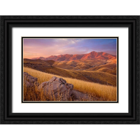 Summer Autumn Black Ornate Wood Framed Art Print with Double Matting by Geistweite, Mark
