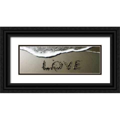Love Black Ornate Wood Framed Art Print with Double Matting by Hausenflock, Alan