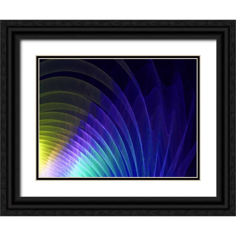 Arches of Color I Black Ornate Wood Framed Art Print with Double Matting by Hausenflock, Alan