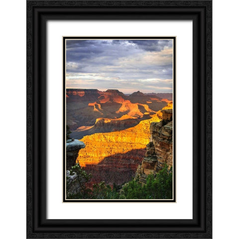 Mather Point Sunset V Black Ornate Wood Framed Art Print with Double Matting by Hausenflock, Alan