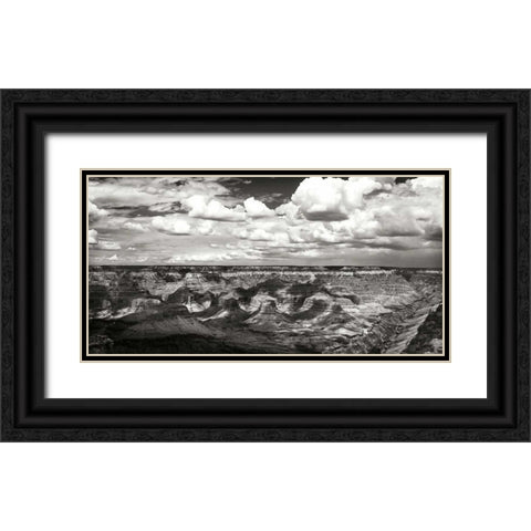 The Canyon Wall I Black Ornate Wood Framed Art Print with Double Matting by Hausenflock, Alan