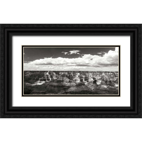 The Canyon Wall II Black Ornate Wood Framed Art Print with Double Matting by Hausenflock, Alan