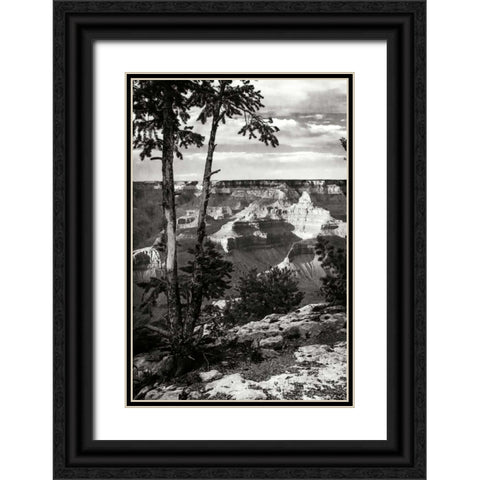 Canyon Gorge II Black Ornate Wood Framed Art Print with Double Matting by Hausenflock, Alan